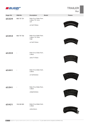 Spare parts OEM cross-references