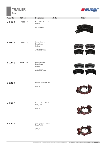 Spare parts OEM cross-references