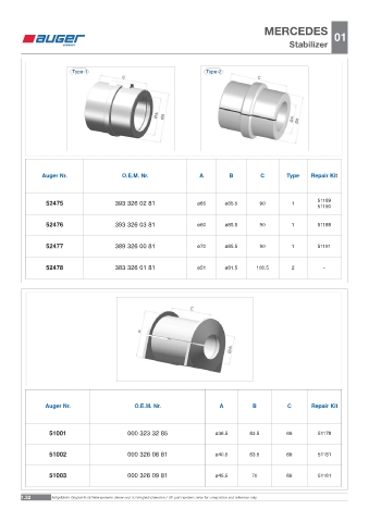 Spare parts OEM cross-references