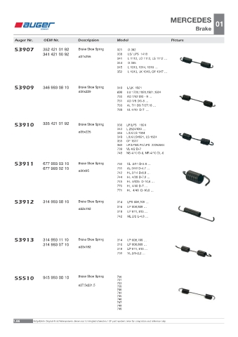 Spare parts OEM cross-references