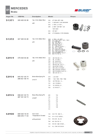 Spare parts OEM cross-references