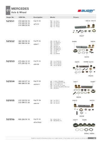 Spare parts OEM cross-references