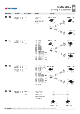 Spare parts OEM cross-references