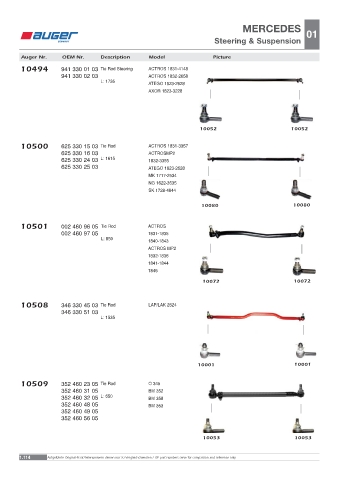 Spare parts OEM cross-references