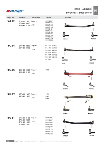 Spare parts OEM cross-references