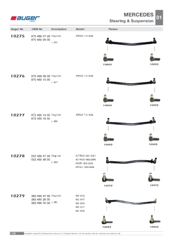 Spare parts OEM cross-references