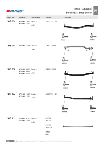 Spare parts OEM cross-references