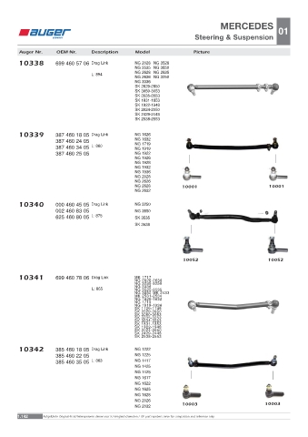 Spare parts OEM cross-references