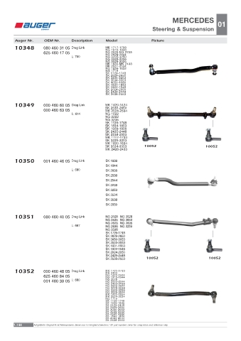 Spare parts OEM cross-references