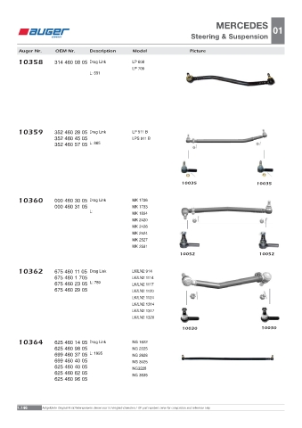 Spare parts OEM cross-references