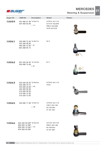 Spare parts OEM cross-references