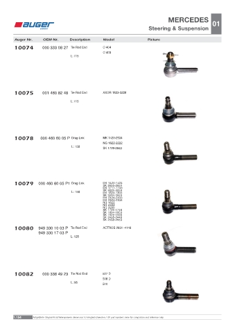 Spare parts OEM cross-references