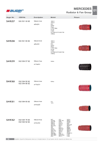 Spare parts OEM cross-references