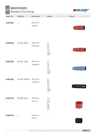 Spare parts OEM cross-references