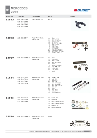 Spare parts OEM cross-references