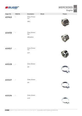 Spare parts OEM cross-references