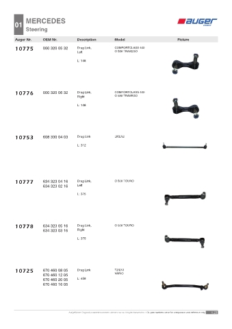 Spare parts OEM cross-references