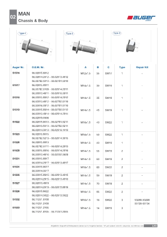 Spare parts OEM cross-references