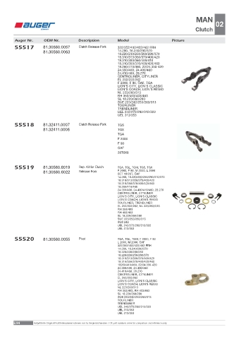 Spare parts OEM cross-references