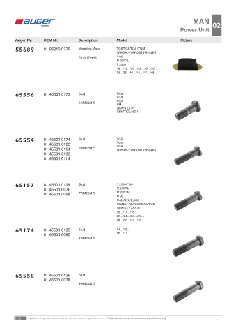 Spare parts OEM cross-references