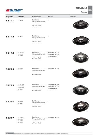 Spare parts OEM cross-references