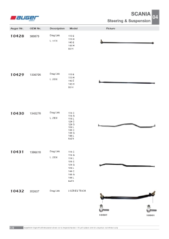 Spare parts OEM cross-references