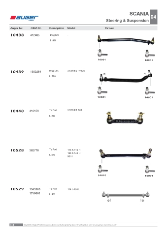 Spare parts OEM cross-references