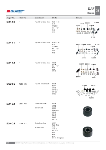 Spare parts OEM cross-references