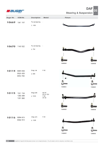 Spare parts OEM cross-references