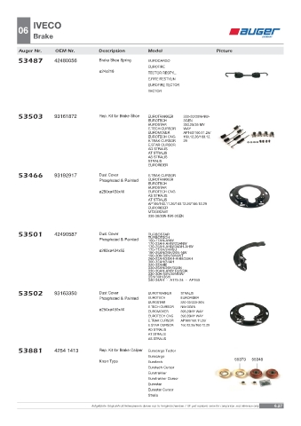 Spare parts OEM cross-references