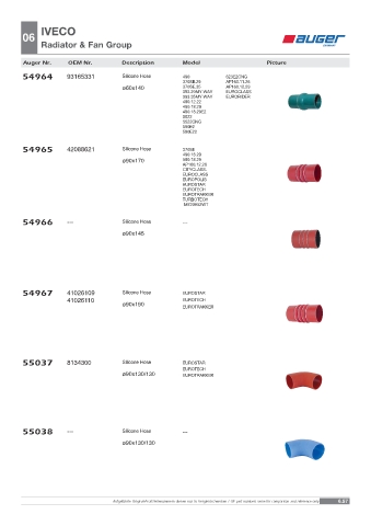 Spare parts OEM cross-references