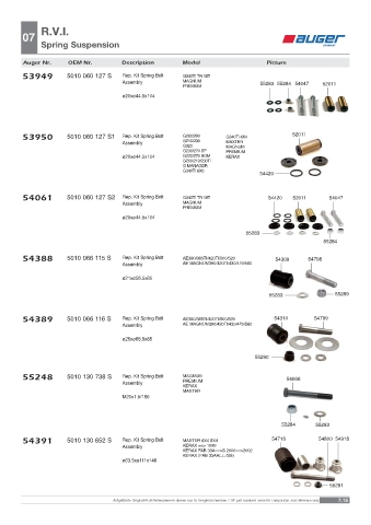 Spare parts OEM cross-references