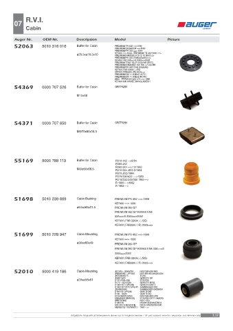 Spare parts OEM cross-references