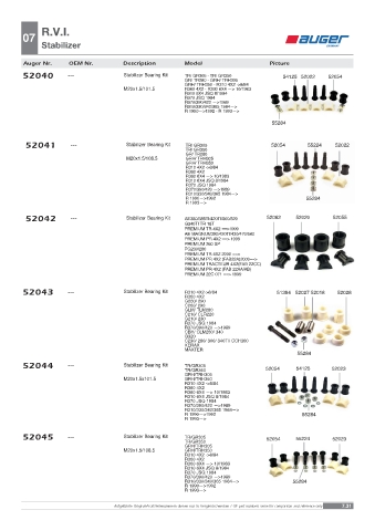 Spare parts OEM cross-references