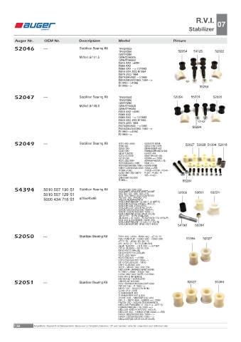 Spare parts OEM cross-references