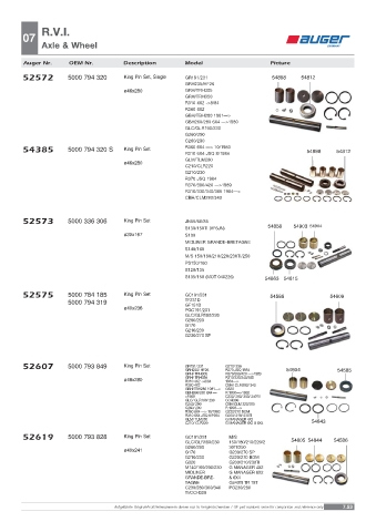 Spare parts OEM cross-references