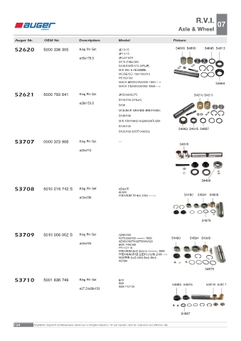 Spare parts OEM cross-references