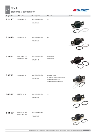 Spare parts OEM cross-references