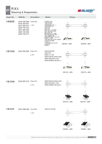 Spare parts OEM cross-references