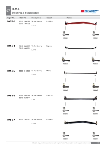 Spare parts OEM cross-references