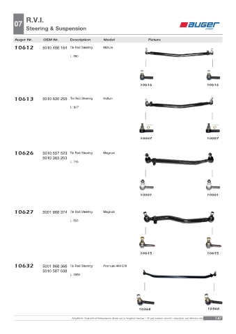 Spare parts OEM cross-references