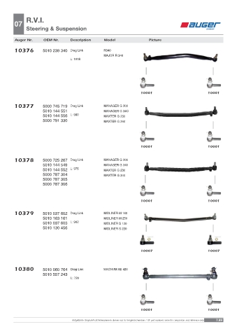 Spare parts OEM cross-references