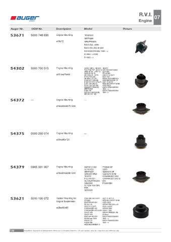 Spare parts OEM cross-references