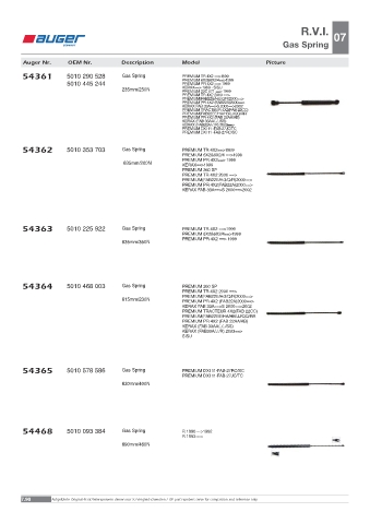 Spare parts OEM cross-references