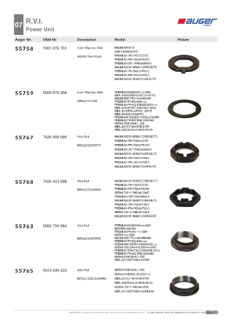 Spare parts OEM cross-references