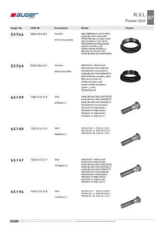 Spare parts OEM cross-references