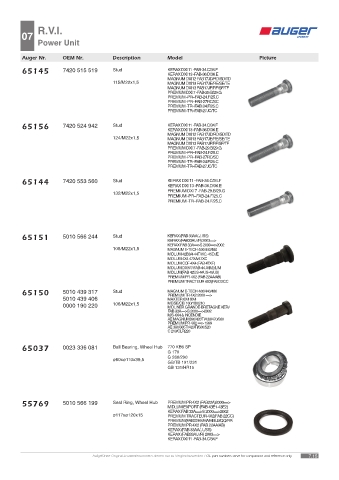 Spare parts OEM cross-references