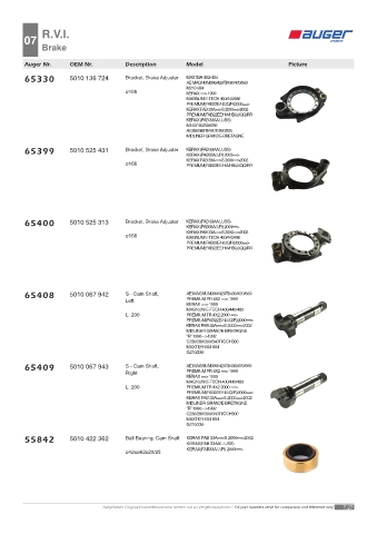 Spare parts OEM cross-references