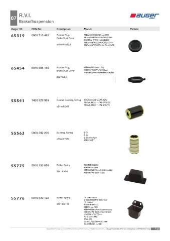 Spare parts OEM cross-references