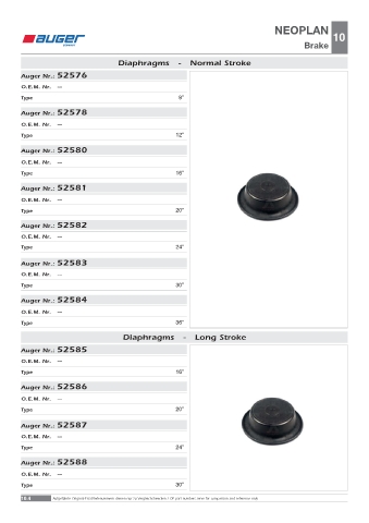 Spare parts OEM cross-references